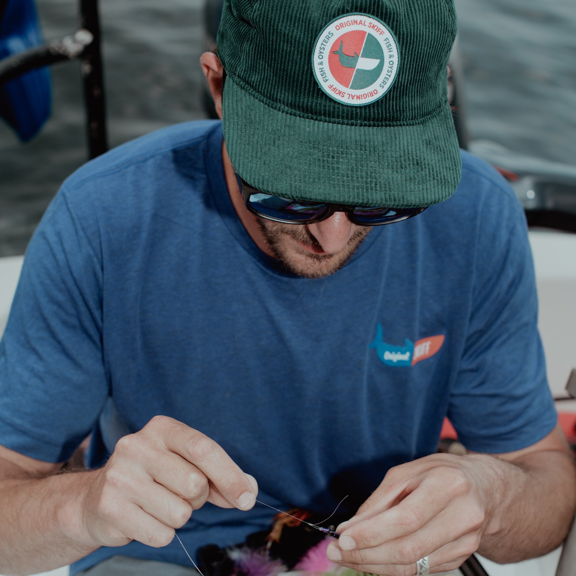 Fish & Oyster Corduroy Snapback